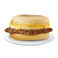 sausage egg and cheese english muffin